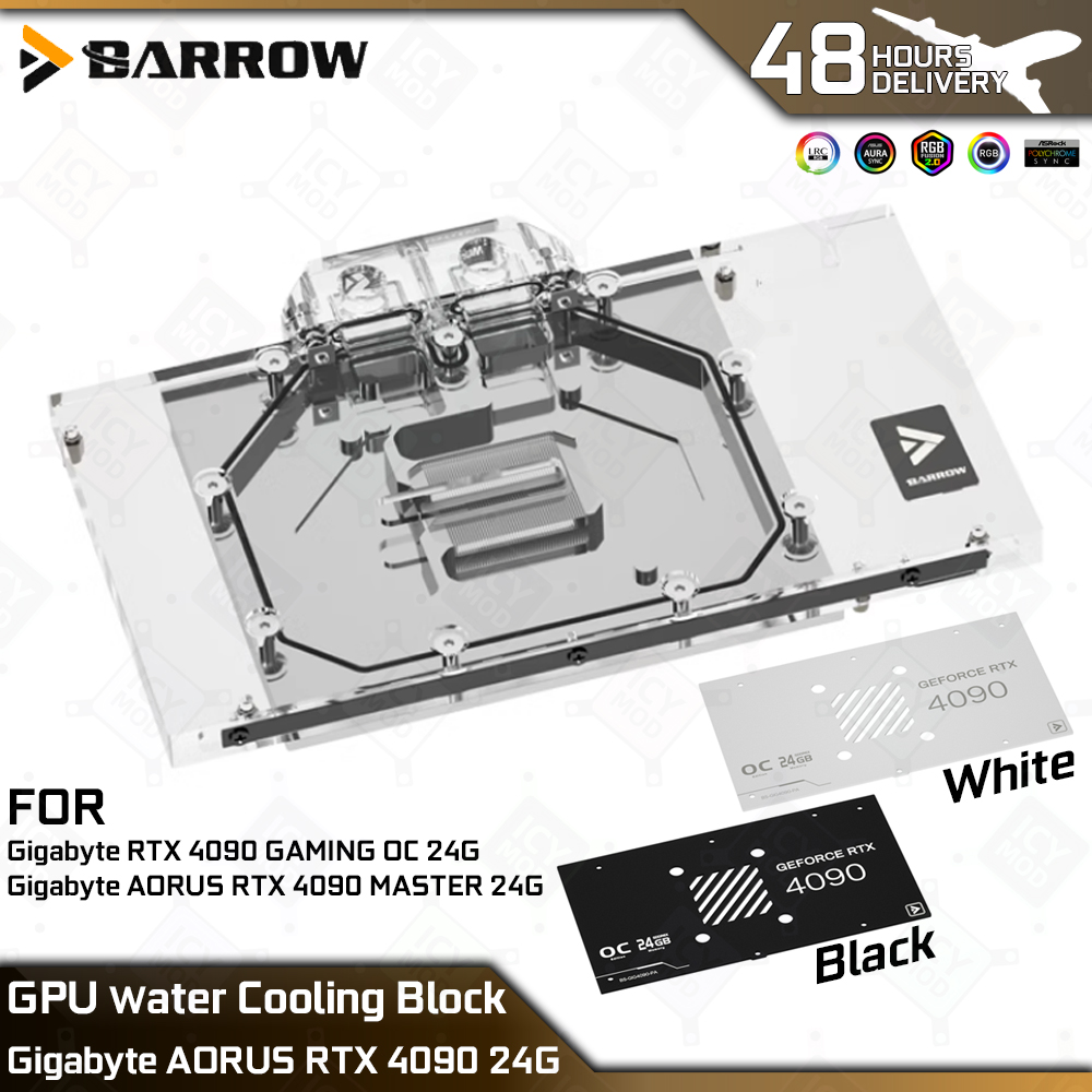 Rtx 4090 Water Block - Barrow GPU Blok Pendingin Air Gigabyte