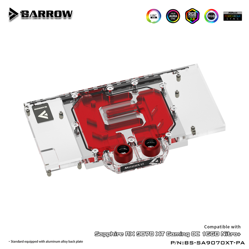 Rx 9070 16Gb - Blok Air GPU untuk SAPPHIRE RX