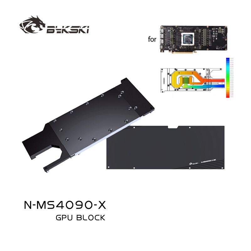 Blok GPU Bykski untuk Kartu Gr - Rtx 4090 Water Block ulasan dan harga