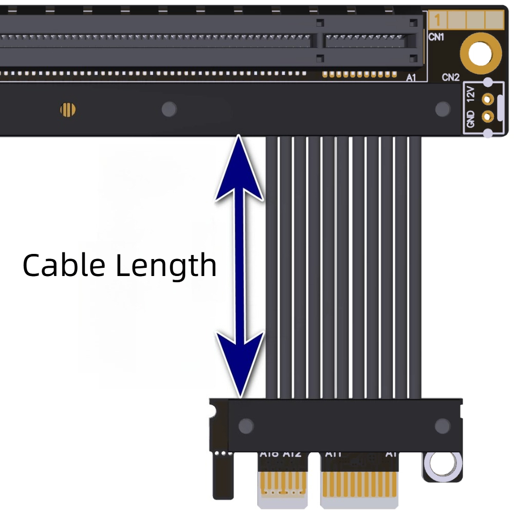Kabel Riser ADT-Link PCIe 5.0  - Pcie 5.0 Gpu Riser Cable ulasan dan harga