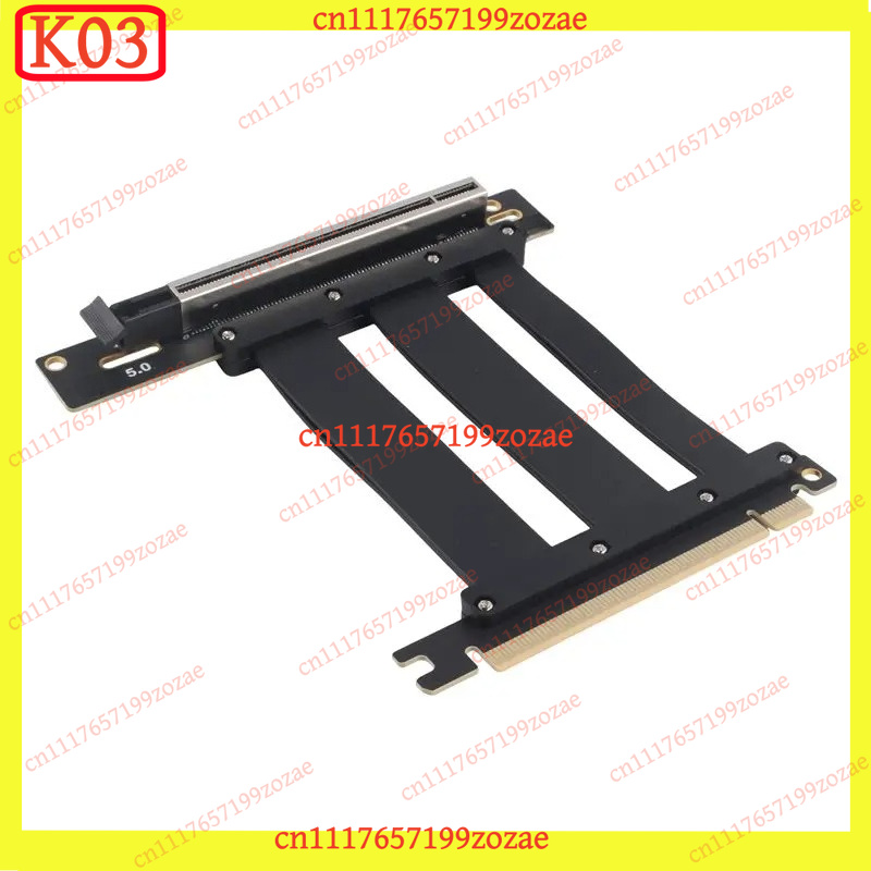 Kabel Ekstensi Riser Slot 90 D - Pcie 5.0 Gpu Riser Cable ulasan dan harga