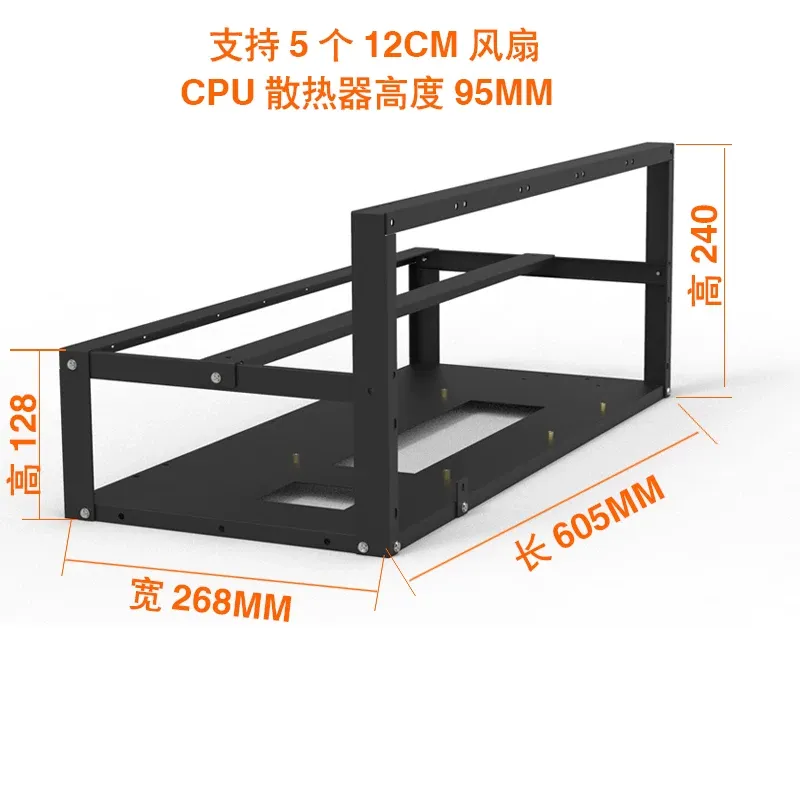 Rak Penyangga Kartu Grafis JMZ - Gpu Mining Rig Frame 8 Gpu ulasan dan harga