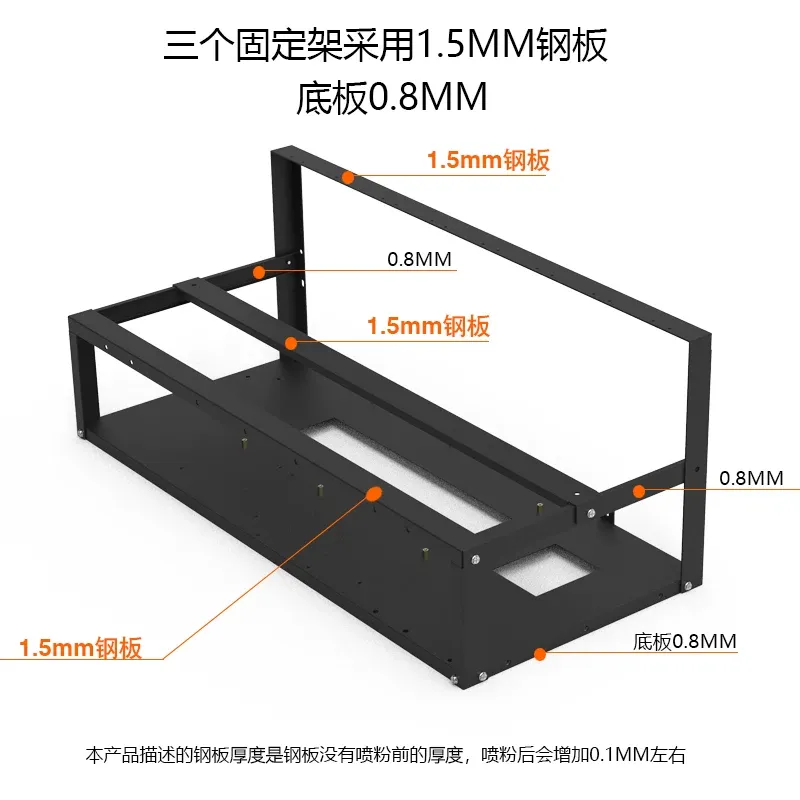 Rak Penyangga Kartu Grafis JMZ - Gpu Mining Rig Frame 8 Gpu ulasan dan harga