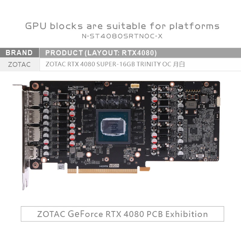 Bykski GPU Block untuk Kartu G - Rtx 4080 Super 16Gb ulasan dan harga